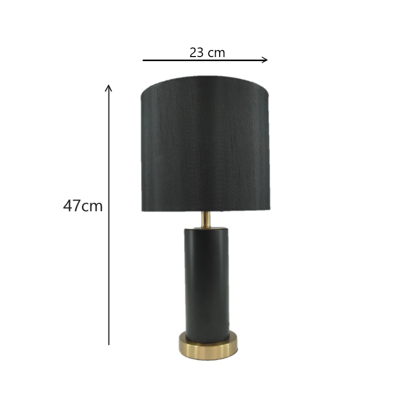 Bella Black & Gold Table Lamp