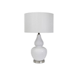 Coastal White Classic Table Lamp With White Shade