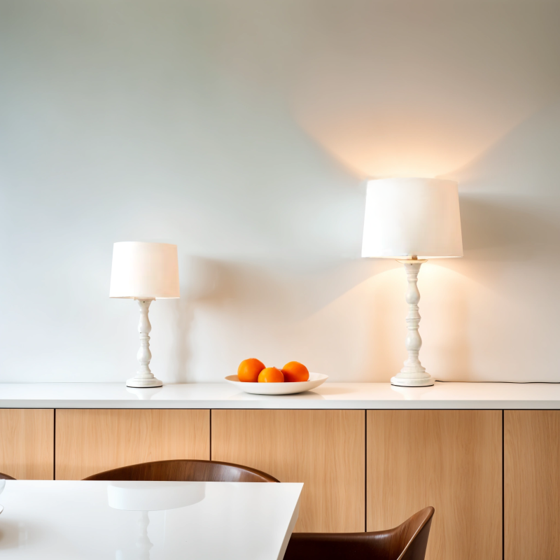 Country Creamy Table Lamp