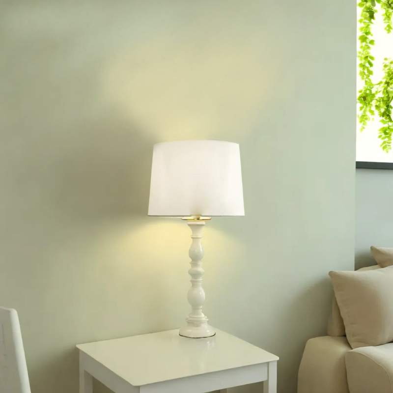 Country Creamy Table Lamp